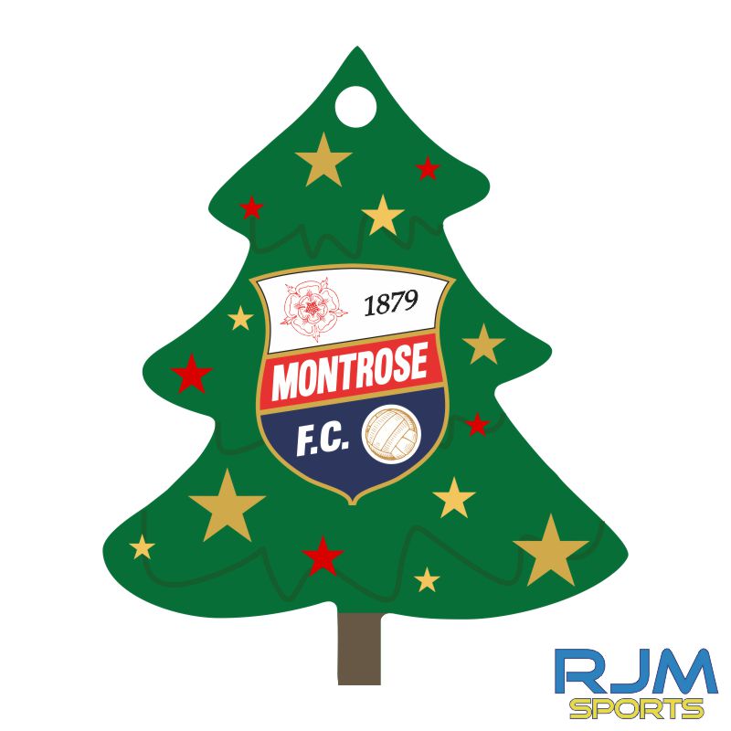 Montrose FC Christmas Tree Acrylic Ornament