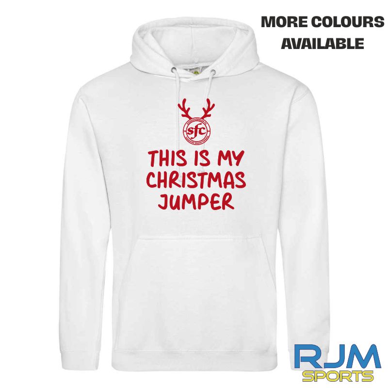 Stenhousemuir FC Christmas This is my Christmas Jumper Hoodie