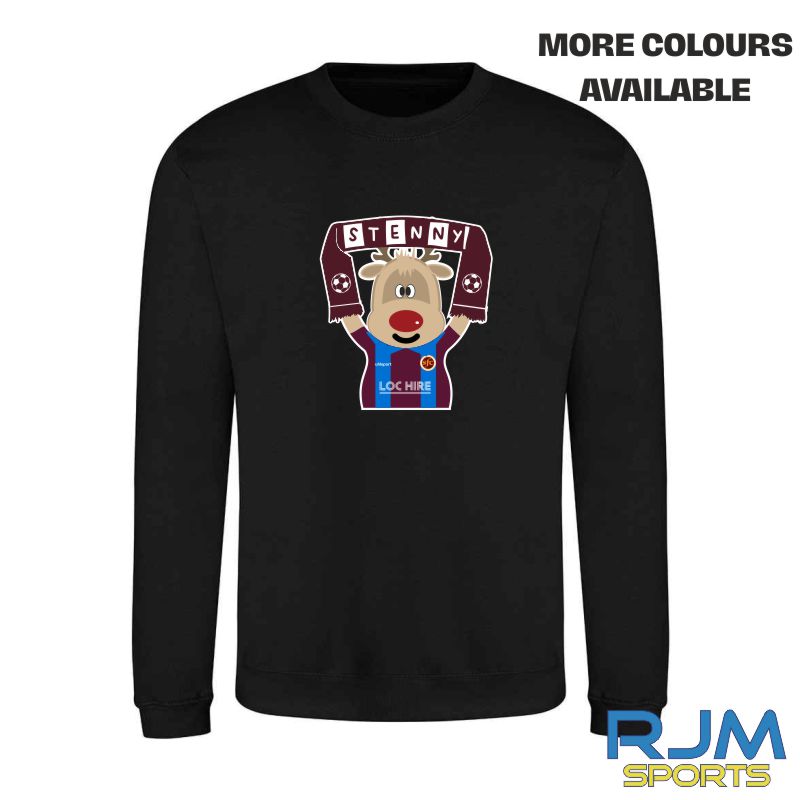 Stenhousemuir FC Christmas Reindeer Sweatshirt