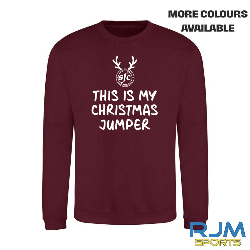 Stenhousemuir FC Christmas This is my Christmas Jumper Sweatshirt