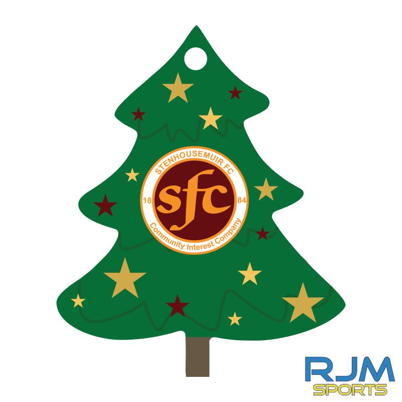 Stenhousemuir FC Christmas Tree Acrylic Ornament