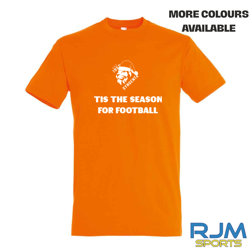 Syngenta Juveniles FC Christmas Tis The Season for Football T-Shirt