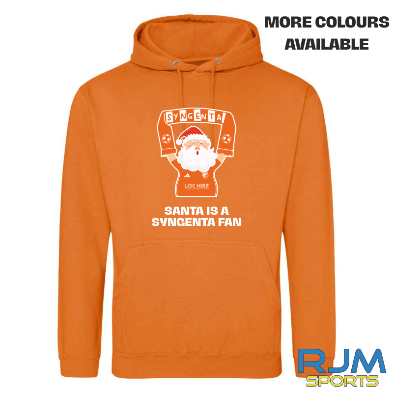 Syngenta Juveniles FC Christmas Santa is a Syngenta Fan Hoodie