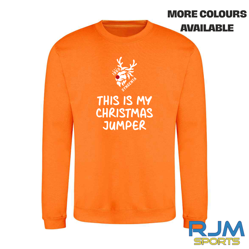 Syngenta Juveniles FC Christmas This is my Christmas Jumper Sweatshirt