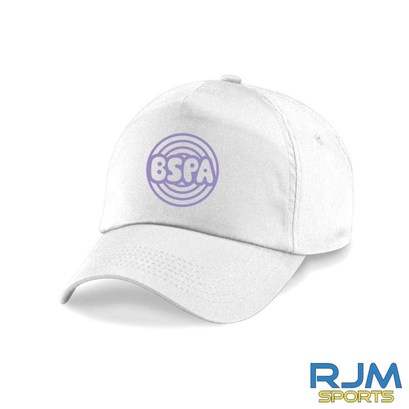 BSPA Adults Circle Logo Cap White