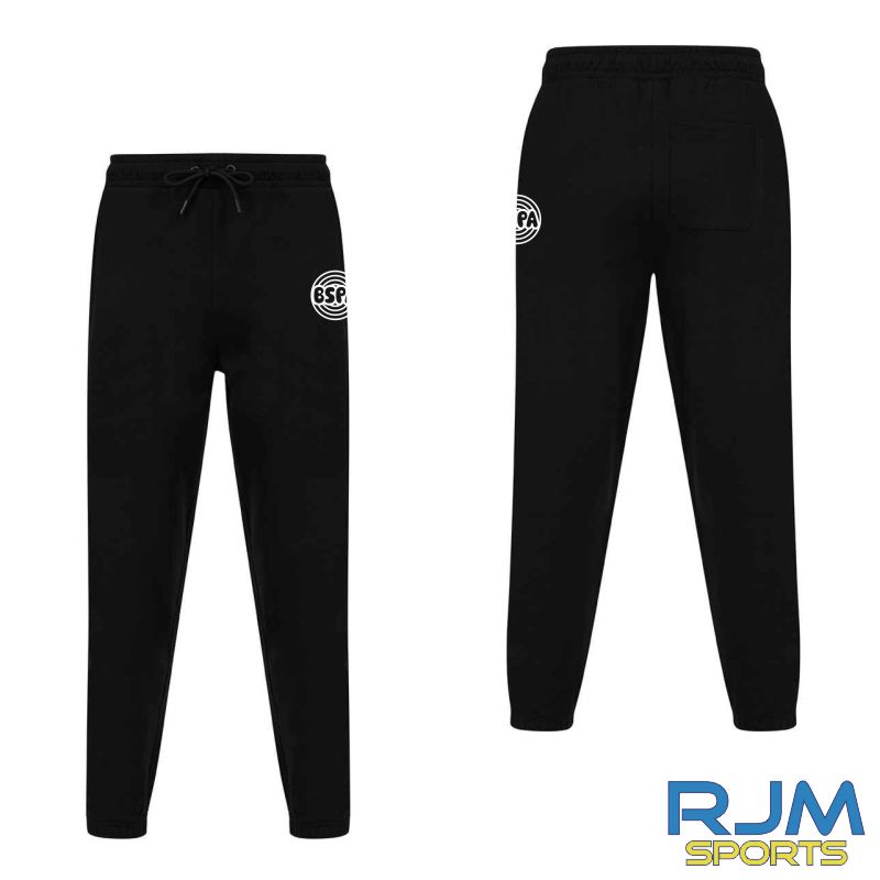 BSPA Adults Bubble Circle Joggers Black