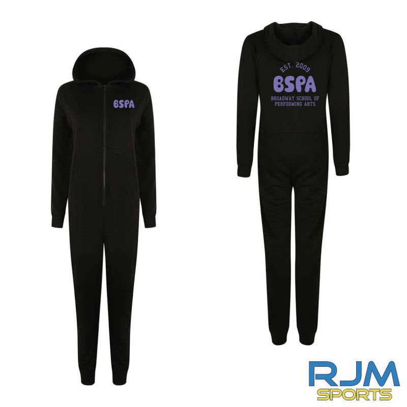 BSPA Adults Est 2009 Logo Onsie Black