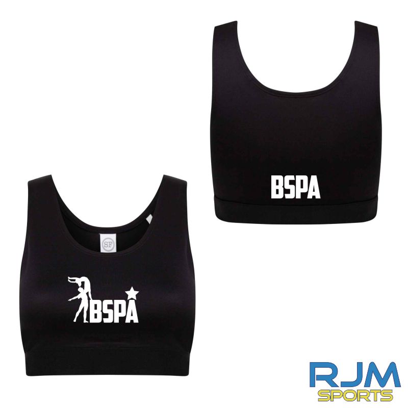 BSPA Kids Original Logo Crop Top Black