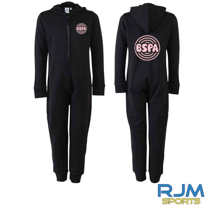 BSPA Kids Circle Logo Onsie Black