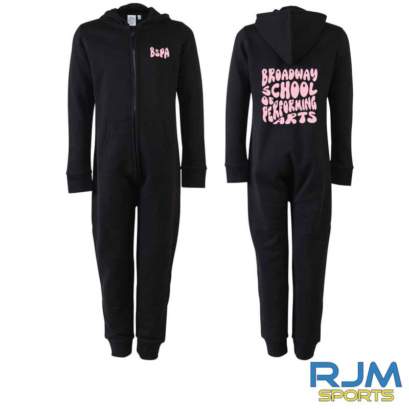 BSPA Kids Groovy Logo Onsie Black