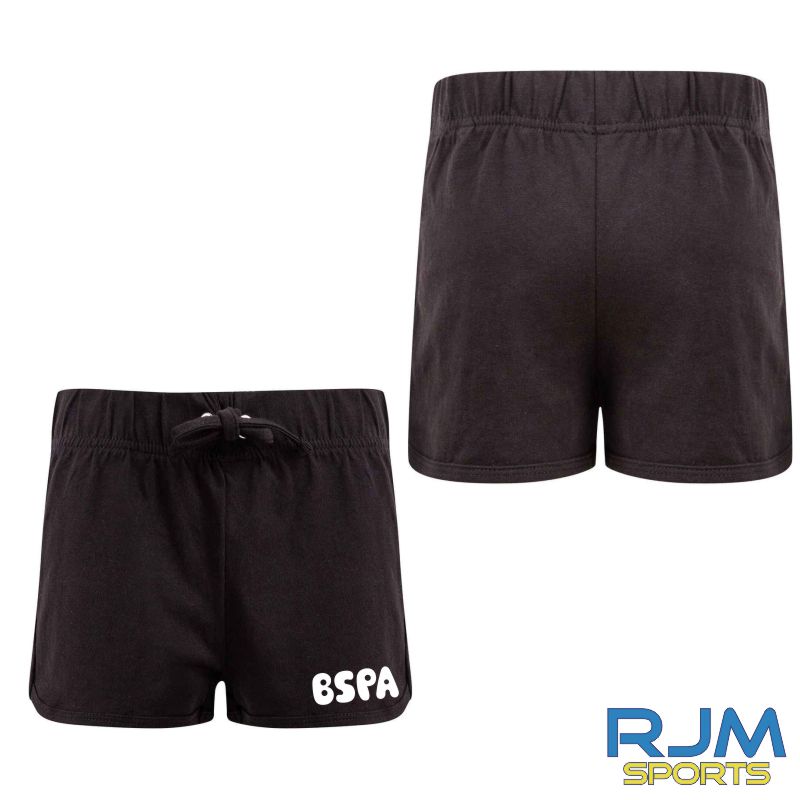 BSPA Kids Bubble Text Shorts Black