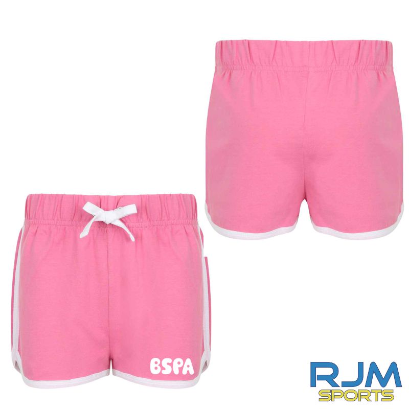 BSPA Kids Bubble Text Shorts Pink