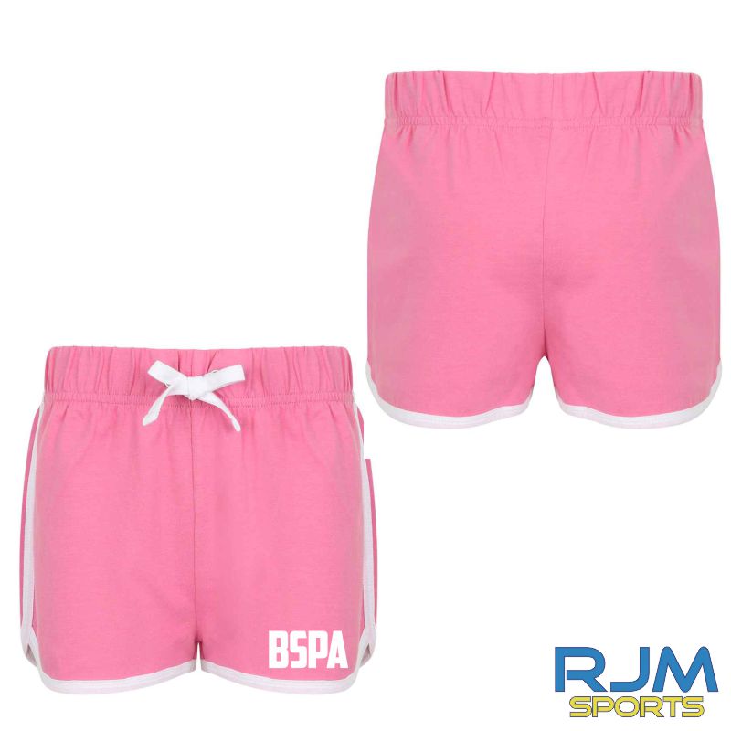 BSPA Kids Original Text Shorts Pink