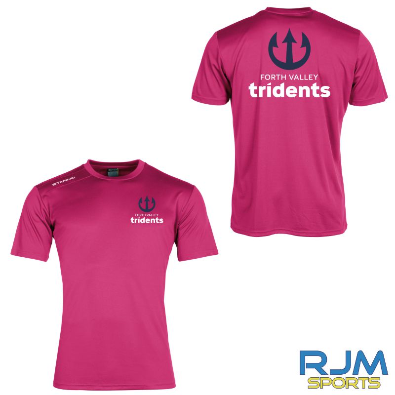 Forth Valley Tridents Stanno Field Competition T-Shirt Pink