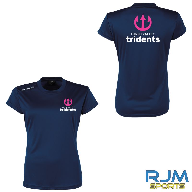 Forth Valley Tridents Ladies Stanno Field Training T-Shirt Navy