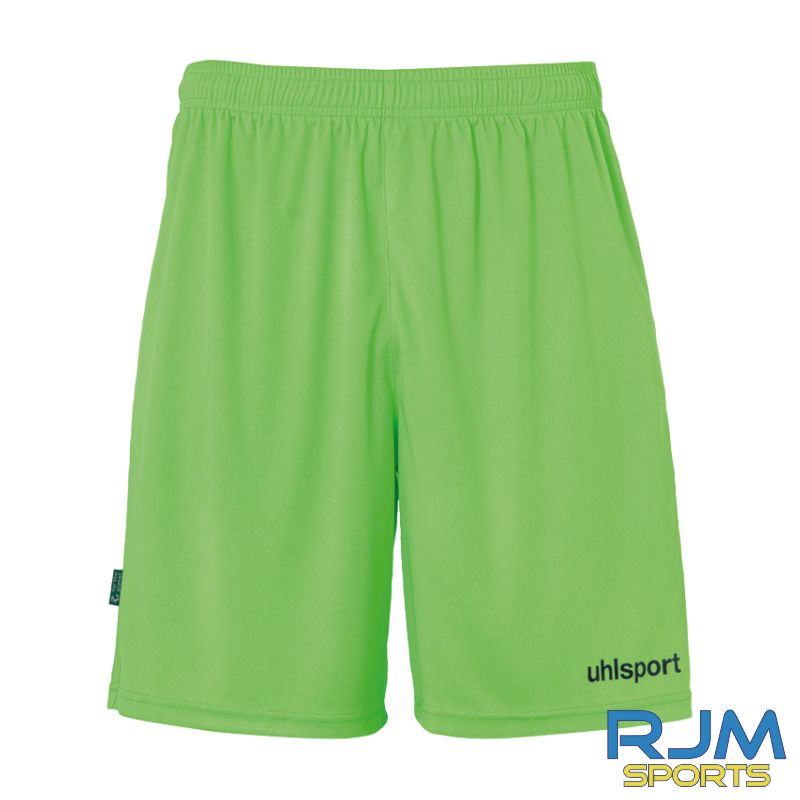 Milton FC Uhlsport Centre Basic Away Goalkeeper Short Fluo Green