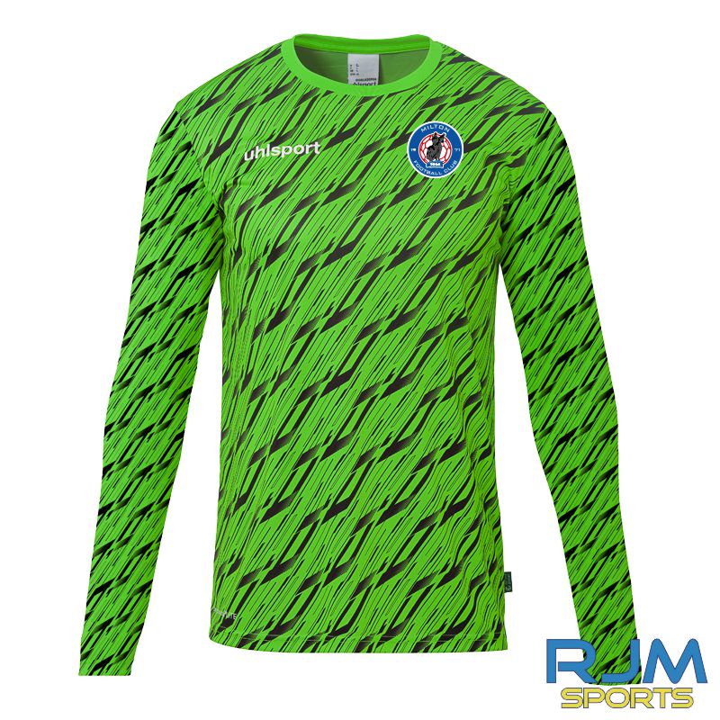 Milton FC Uhlsport Progressive 28 Away Goalkeeper Jersey Fluo Green