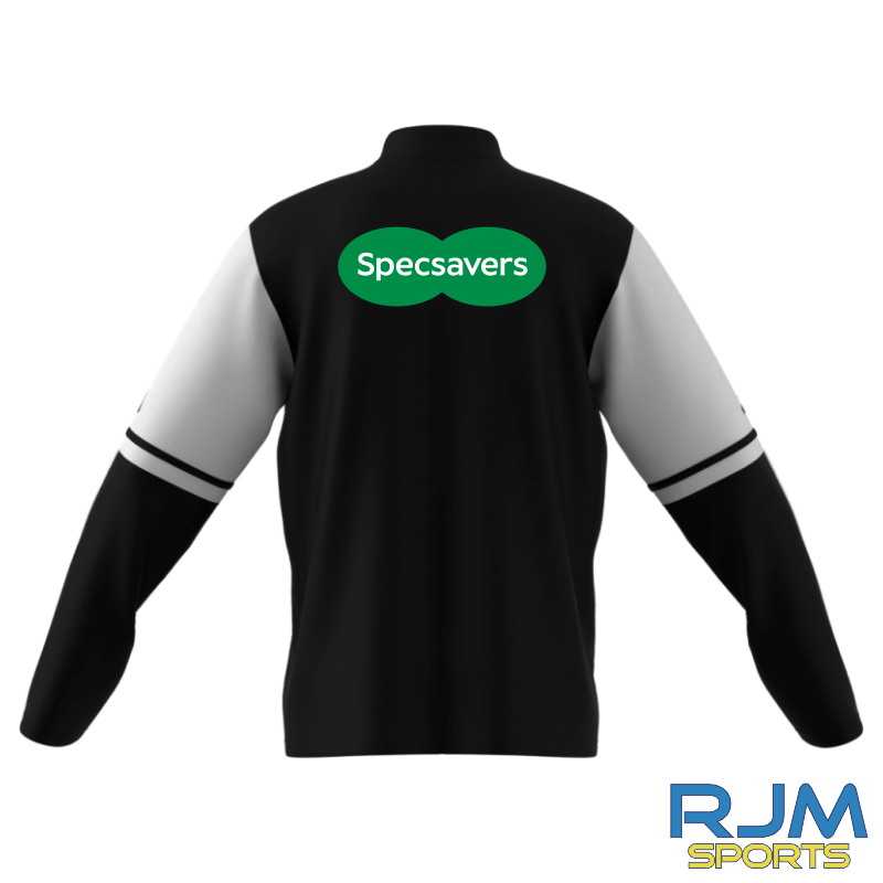 Scottish FA Referee Adidas Squadra 25 Training Top Black/White - Image 2