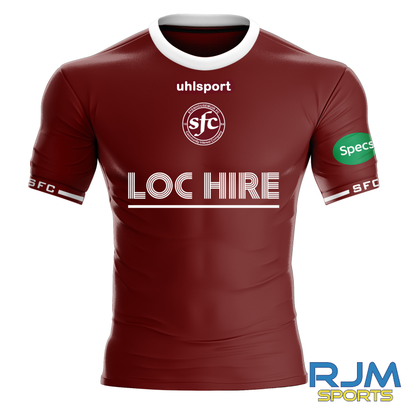 Stenhousemuir FC 2025/26 Home Shirt Maroon/White