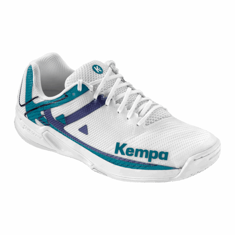 Kempa Women Wing 2.0 Shoes White/Cyan/Purple