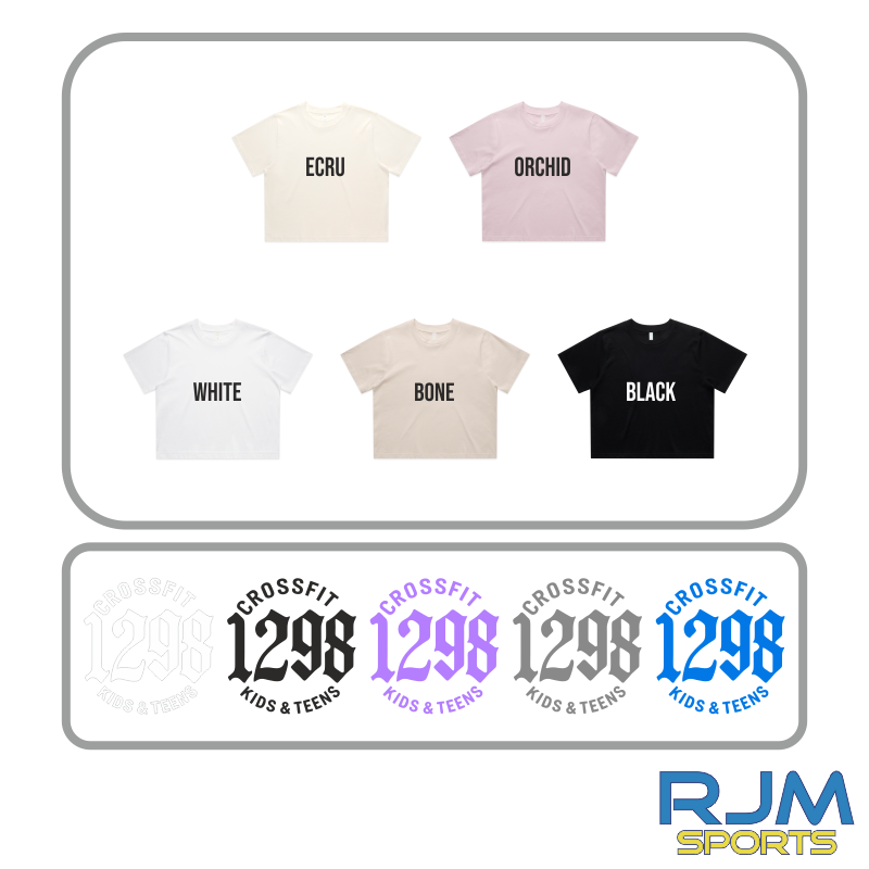 CrossFit 1298 Kids and Teens Classic Crop T-Shirt - Image 3