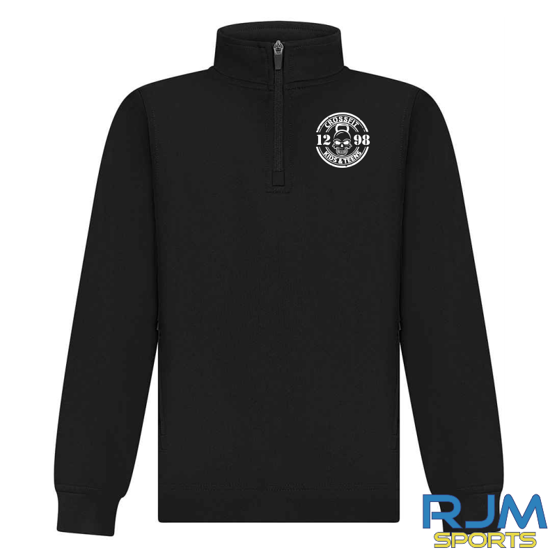 CrossFit 1298 Kids and Teens 1/4 Zip Black