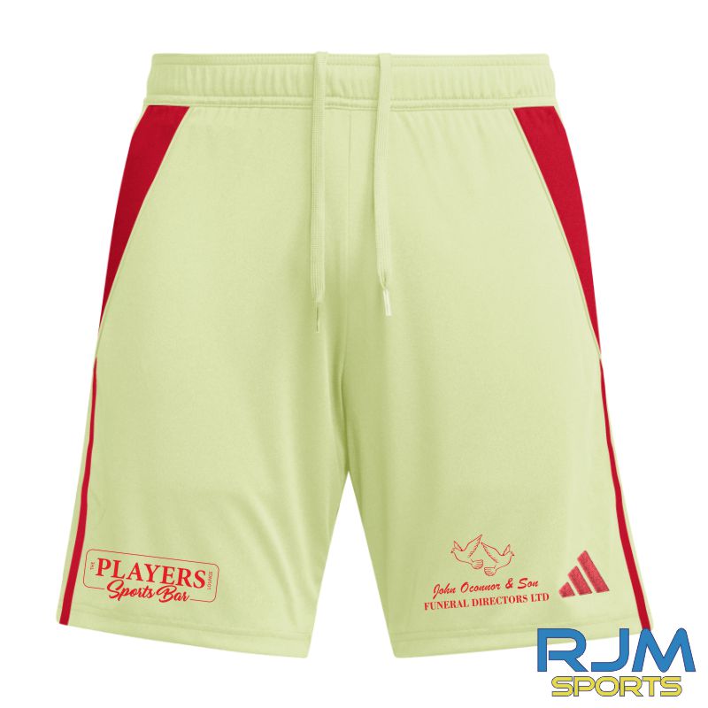 Camelon Juniors FC Home Adidas Tiro 25 Competition Goalkeeper Short Pulse Yellow