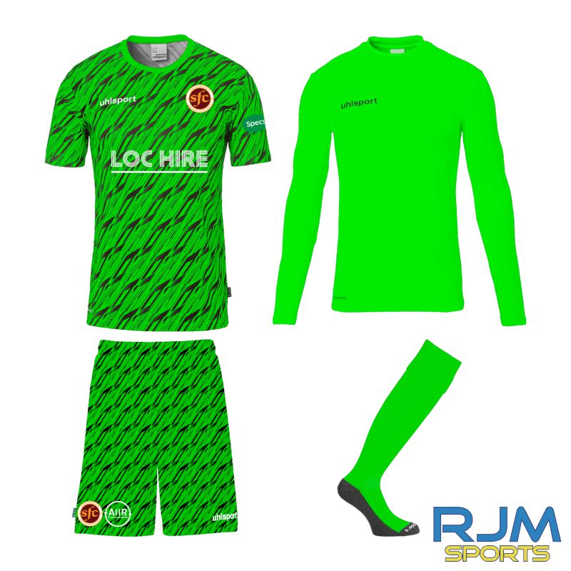 Stenhousemuir FC Uhlsport Progressive Goalkeeper Bundle Green