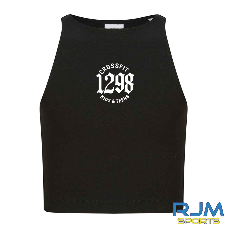 CrossFit 1298 Kids and Teens Cropped Top Black