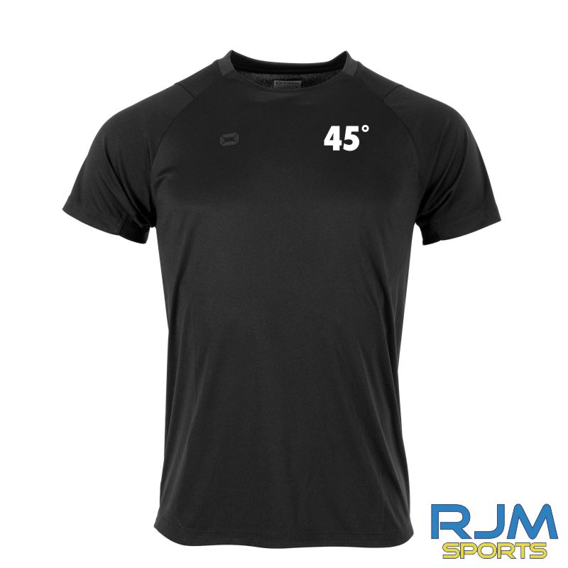 45 Degree Mountaineering Club Stanno Functionals '45 Degree' Training Tee II Black