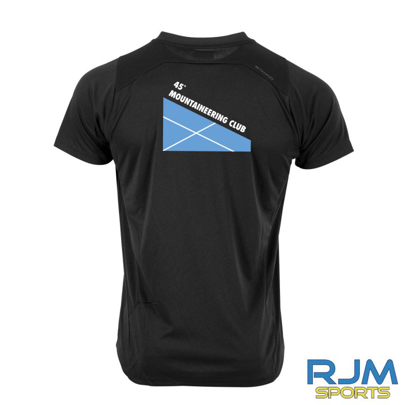 45 Degree Mountaineering Club Stanno Functionals '45 Degree' Training Tee II Black - Image 3