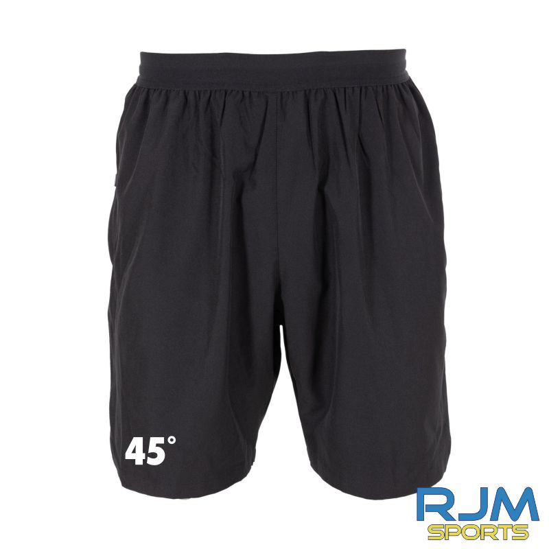 45 Degree Mountaineering Club Stanno Functionals '45 Degree' 2 in 1 Shorts Black