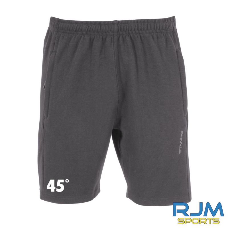 45 Degree Mountaineering Club Stanno Base '45 Degree' Sweat Short Anthracite