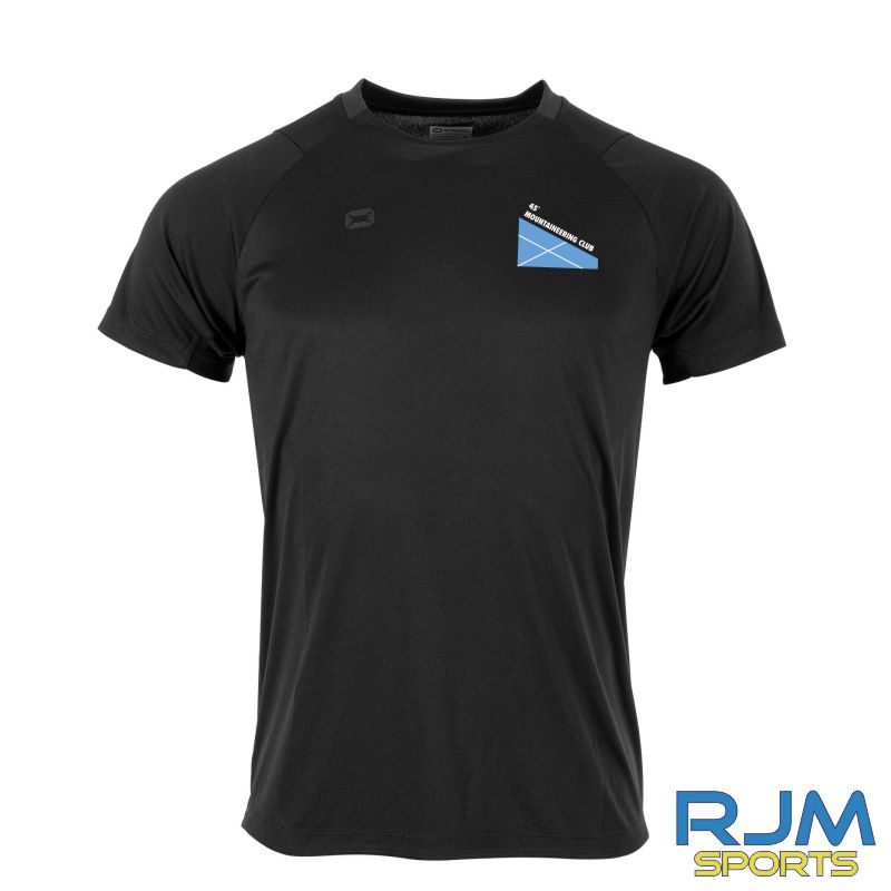 45 Degree Mountaineering Club Stanno Functionals 'Logo' Training Tee II Black
