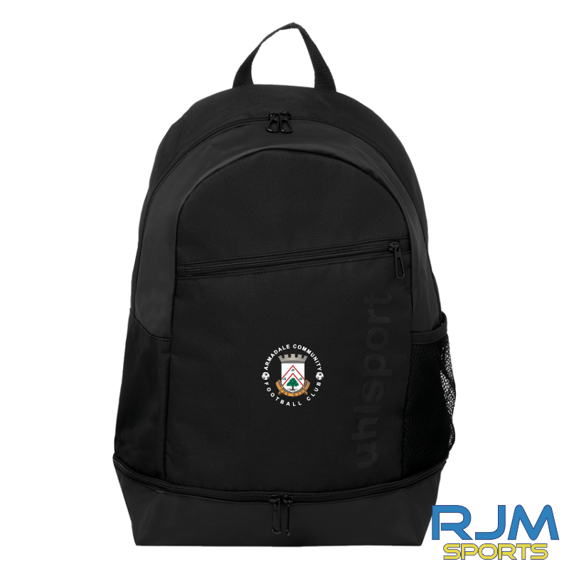 Armadale Community FC Uhlsport Essential Backpack with Bottom Compartment Black