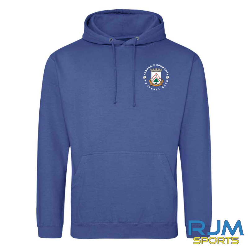 Armadale Community FC AWDis Small Badge Hoodie Royal