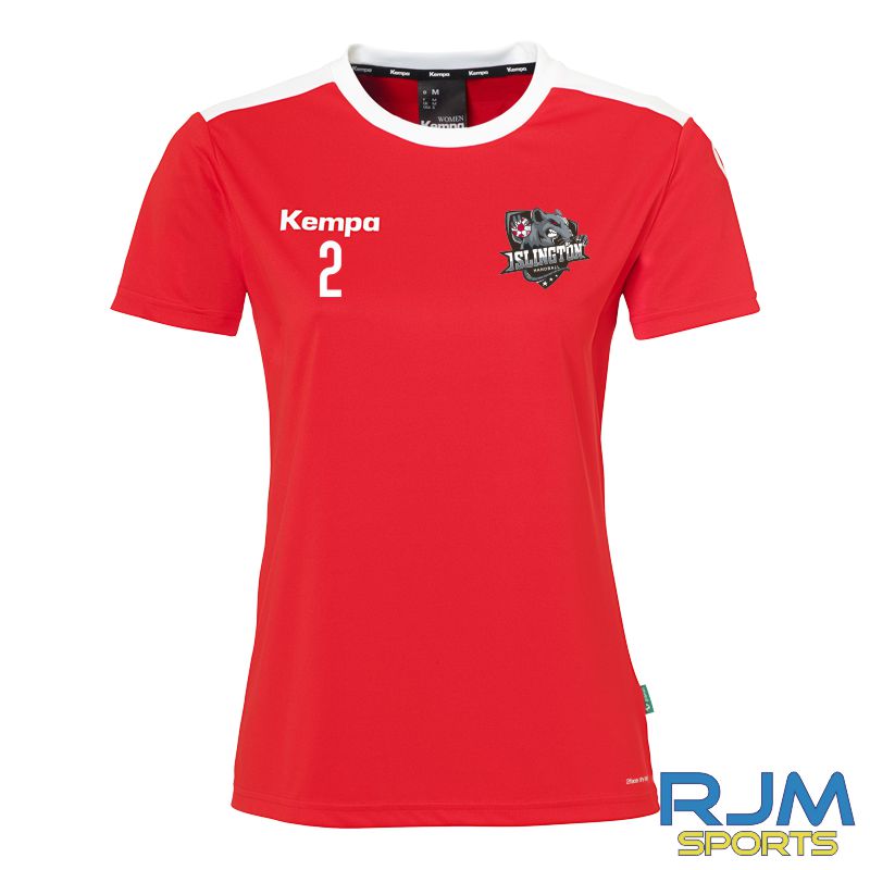 Islington Handball Club Kempa Womens Emotion 27 Jersey Red