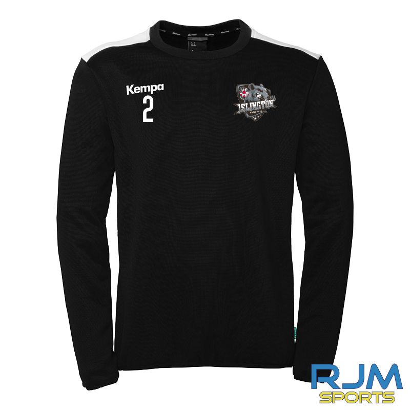 Islington Handball Club Kempa Emotion 27 Goalkeeper Training Top Black