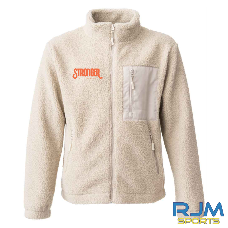 Stronger by Elisha Scott Unisex Full Zip Borg Fleece Jacket