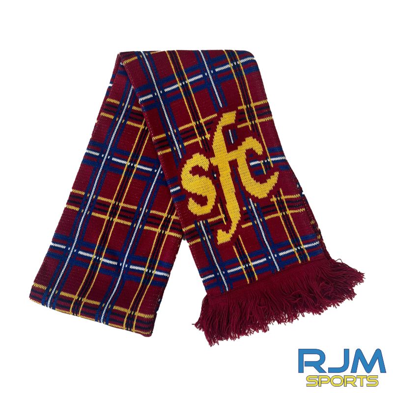 Stenhousemuir FC Limited Edition 'Stehnhousemuir FC Tartan' Scarf