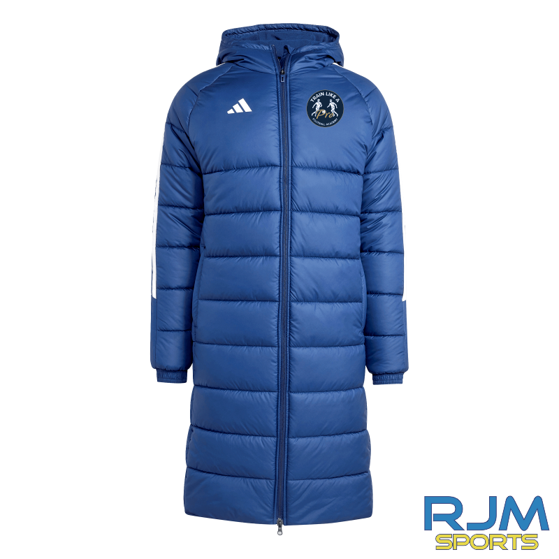 Train Like a Pro Football Academy Adidas Tiro 24 Long Coat Navy