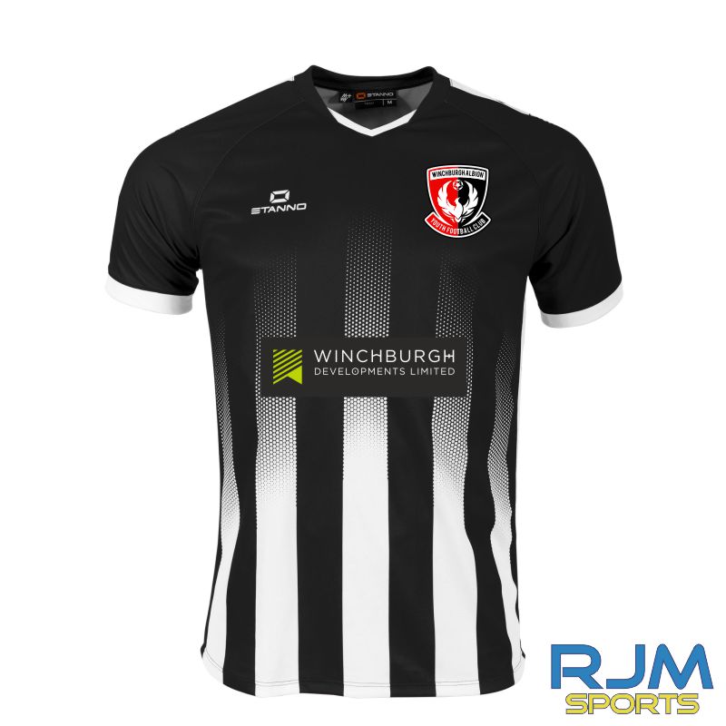 Winchburgh Albion Home Stanno Vivid Shirt Black/White