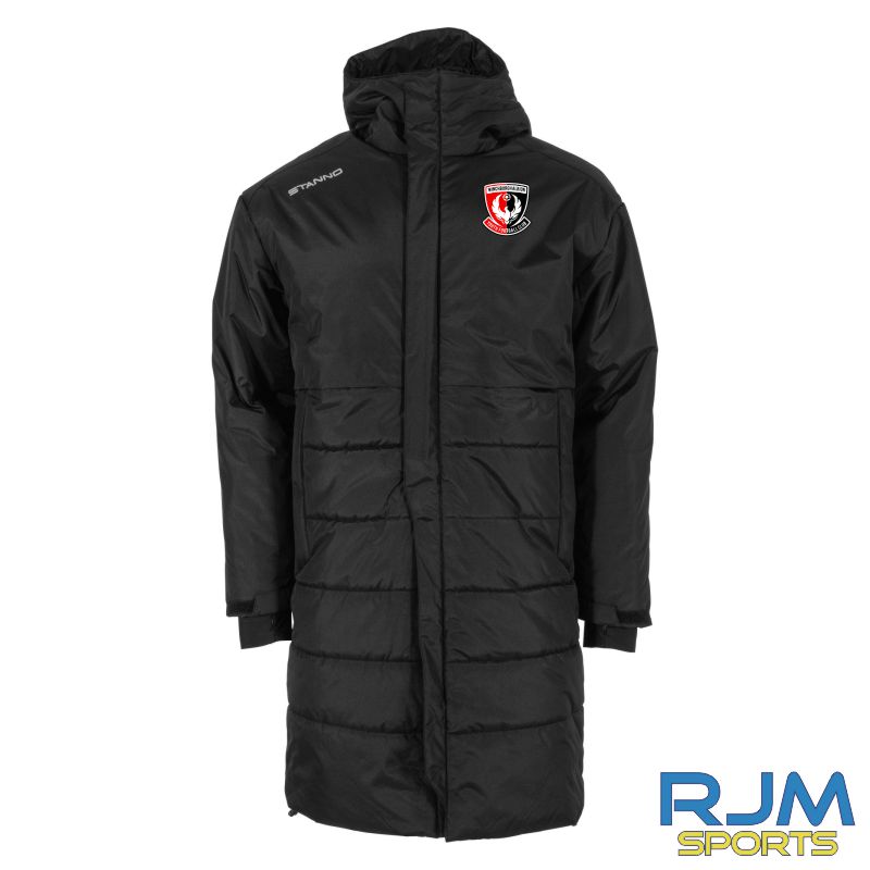 Winchburgh Albion Coaches Stanno Prime Long Coach Jacket Black