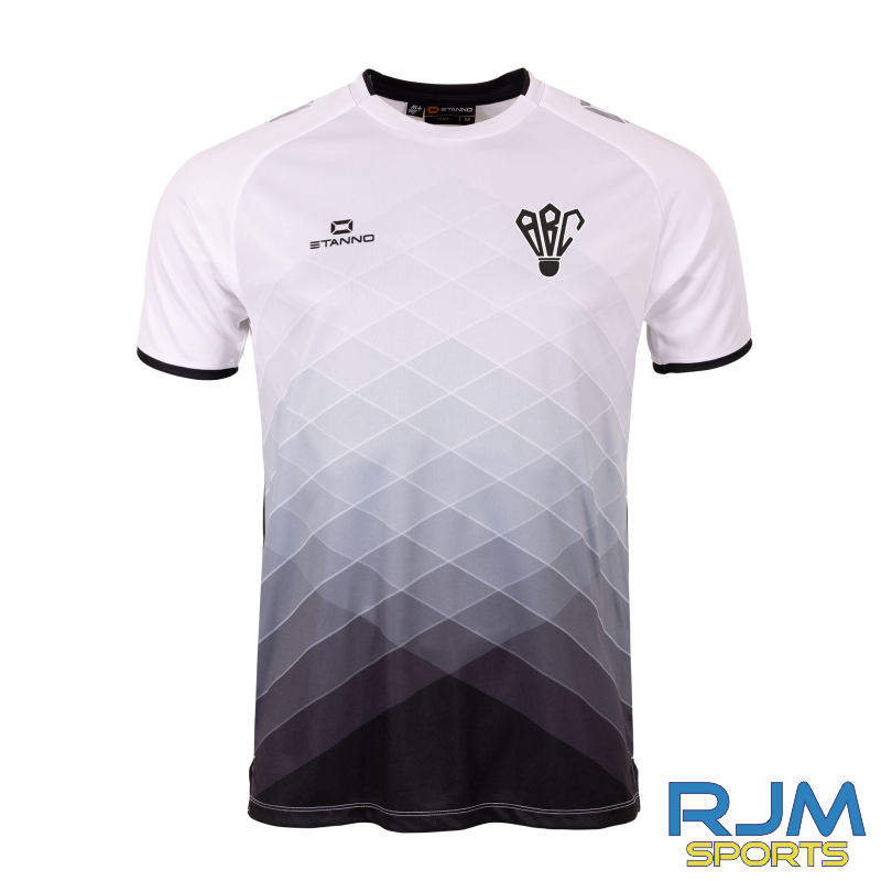 Ayrshire Badminton Club Stanno Altius Shirt White/Black