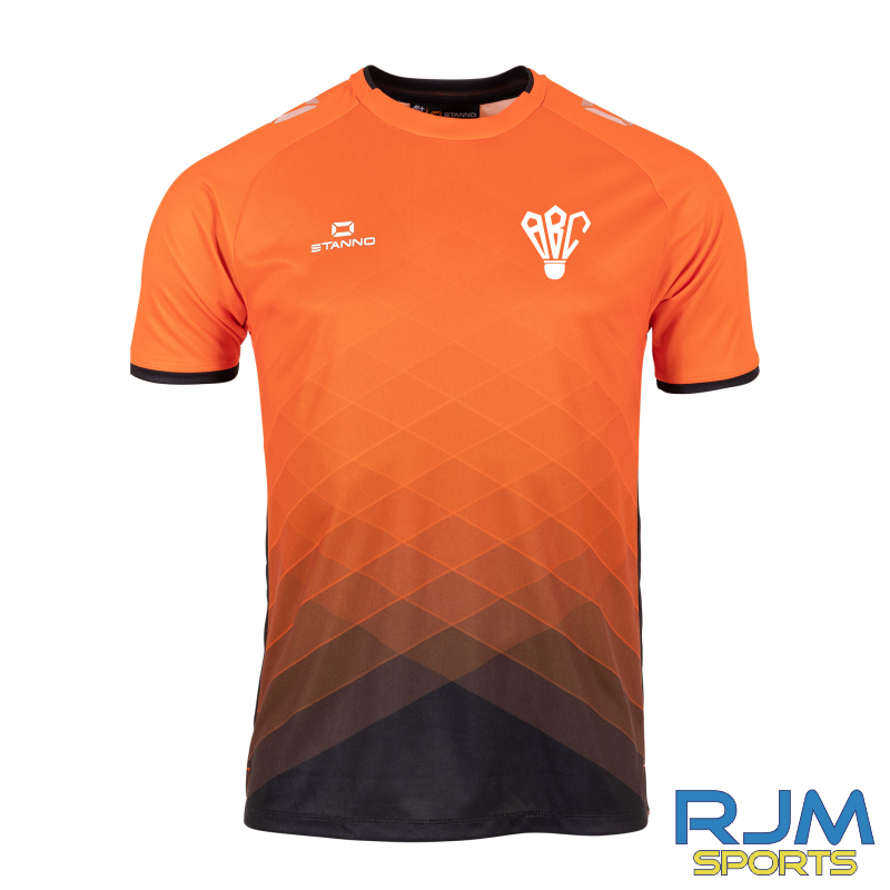 Ayrshire Badminton Club Stanno Altius Shirt Orange/Black