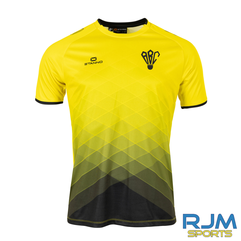 Ayrshire Badminton Club Stanno Altius Shirt Yellow/Black