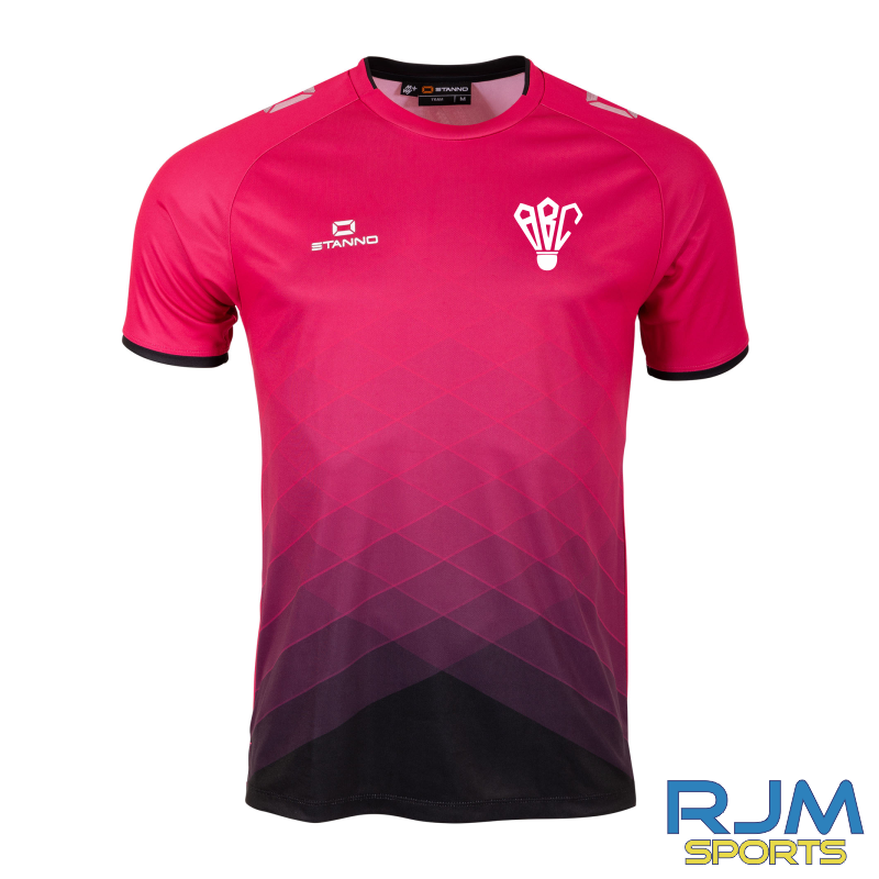 Ayrshire Badminton Club Stanno Altius Shirt Pink/Black