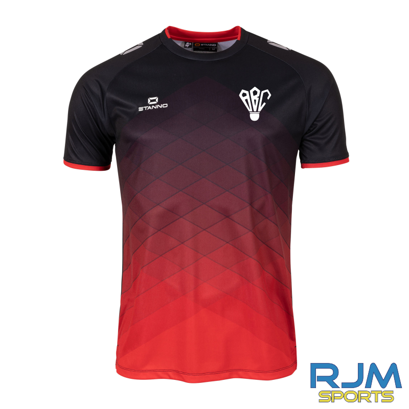 Ayrshire Badminton Club Stanno Altius Shirt Black/Red