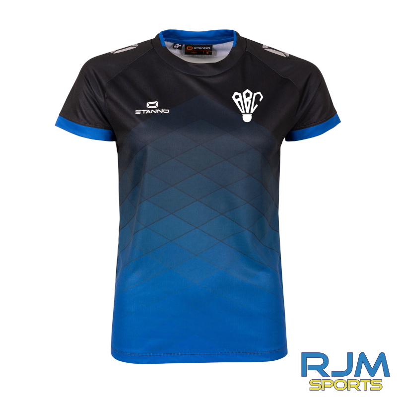 Ayrshire Badminton Club Ladies Stanno Altius Shirt Black/Royal