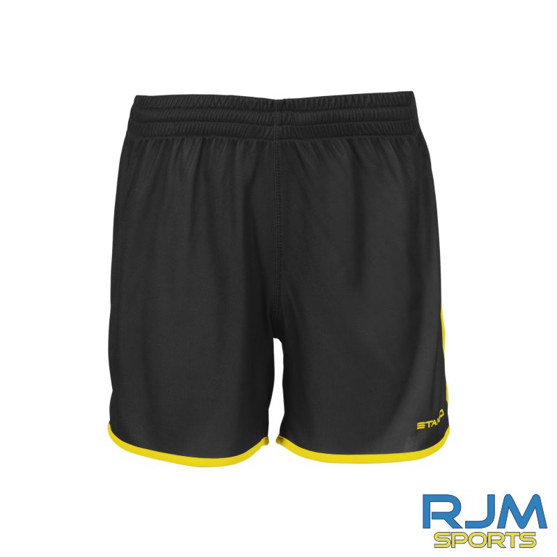 Ayrshire Badminton Club Ladies Stanno Altius Short Black/Yellow
